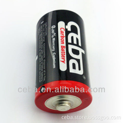 China manufacturer/Shenzhen battery/Shrink wrap/R20 d battery 1.5v/r20 dry battery